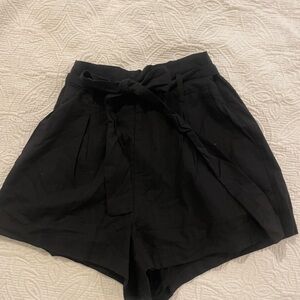 Black bucket shorts